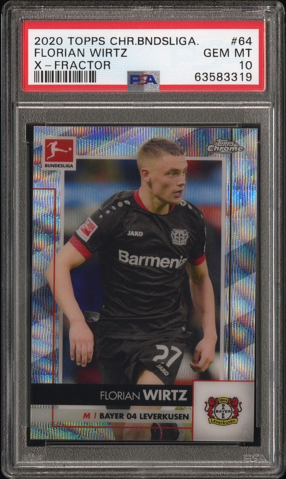 Florian Wirtz X-Fractor /250 PSA 10