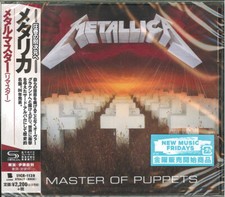 Metallica Heavy Metal NEW CD(SHM-CD) "Master Of Puppets" Remastered Japan OBI
