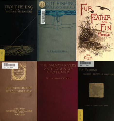 Fly Fishing Tying Angling Salmon Trout Cod Flies Rod - 160 Rare Old Books on DVD - Picture 1 of 12