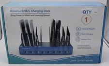 NEW Jar Systems QC-8000 USB-C Universal Charging Dock Station Laptops Tablets
