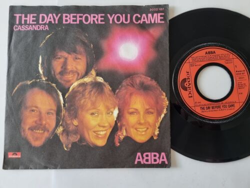 7" Single ABBA - The day before you came Vinyl Germany - Picture 1 of 1