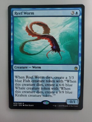 MTG Reef Worm Masters 25 70/249 Regular Rare