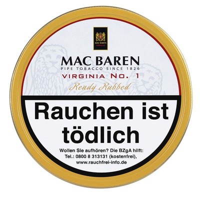 Mac Baren Virginia No.1 Pfeifentabak  Dose á 100 gr. zu 23,90