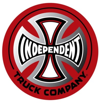 INDEPENDENT 3'' RED FOIL  Vinyl Sticker  Independent Trucks OG Iron Cross Logo