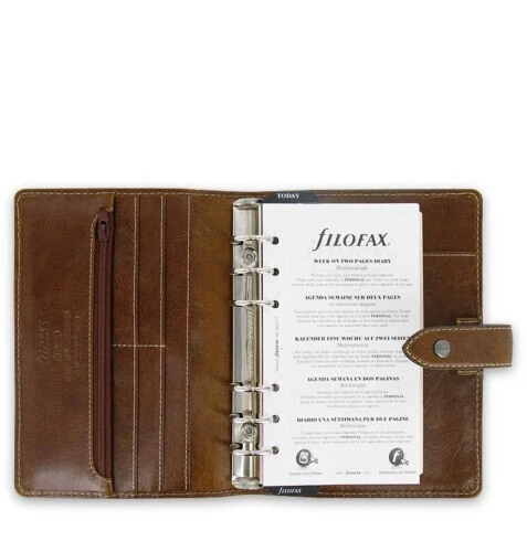 FiloFax Malden Personal SPECIAL Edition Leder Organizer 2024 Tagebuch Planer NEU - Bild 3 von 4