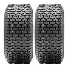 Set 2 13x5.00-6/ 13x6.50-6 Lawn Mower Tires 4Ply Heavy Duty Tubeless Replacement