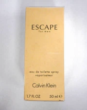 CALVIN KLEIN ESCAPE FOR MEN EAU DE TOILETTE SPRAY 1.7fl oz NEW IN BOX SEALED
