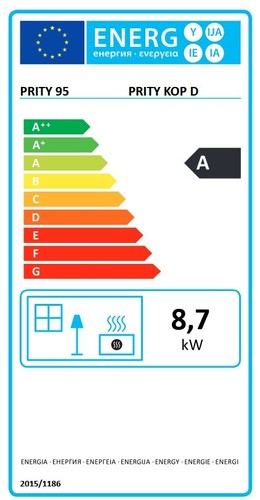 PRITY KOP D Wood Burning Stove - 8.2kW Eco Heat for Your Home - Picture 2 of 11