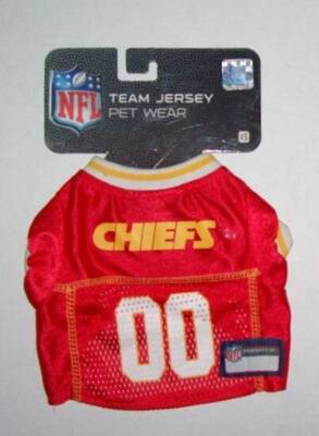 NFL Team Jersey Pet Kansas City Chiefs XS Dog Shirt Football Red