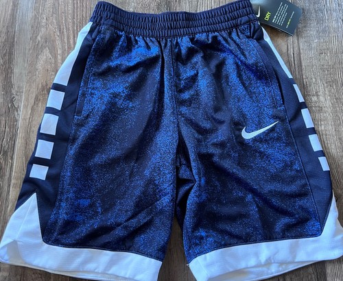 NWT Nike Boys YMD Blue/Light Blue/White PRO MODE Dri-Fit ELITE Shorts Set Medium - Picture 4 of 5