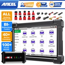 ANCEL Heavy Duty Truck Diagnostic Tool OBD2 All System Scanner For DAF For Iveco