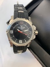 Reloj Unisex AQUASWISS Vessel M 81M001 (81M011) Negro e Inoxidable