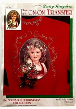 NEW 1990s Daisy Kingdom Holly Crown 6130 Iron-On Fashion Transfer Vintage 10583