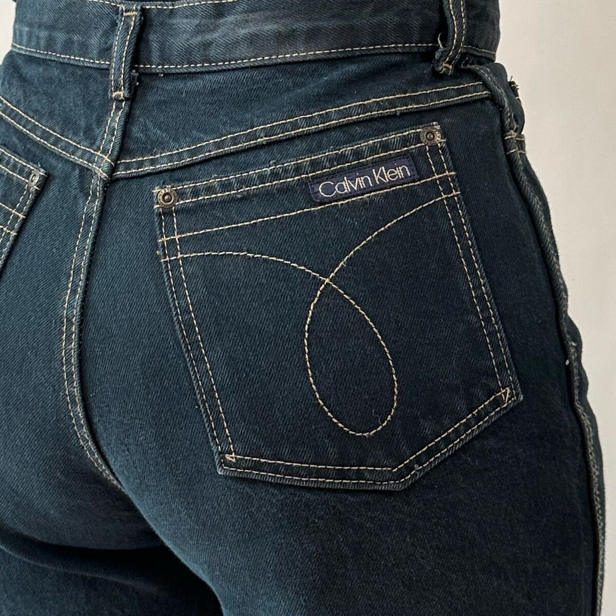 80s Calvin Klein Jeans High Waist Straight Leg Overdyed 80s Calvin Klein Jeans High Waist Straight Leg Overdyed