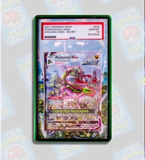 Rayquaza VMAX Alt Art PSA CGC Beckett | Graded Display Case Extended Art for Pok