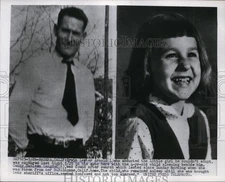1954 Press Photo Erwin Lester Arnold, Cathy Dahleen Langdon - nee56442