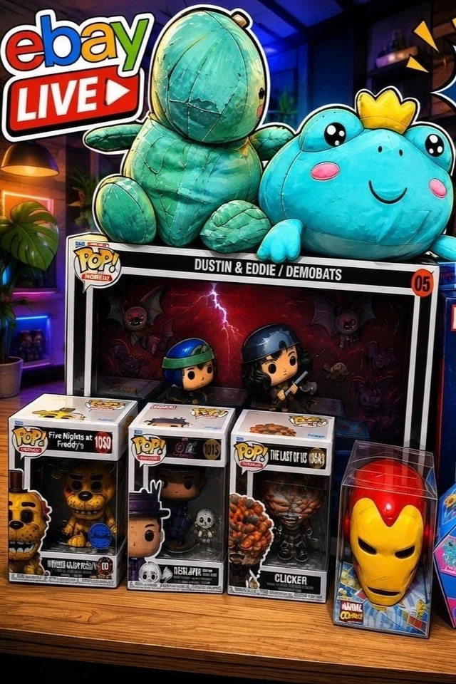 Funko pops toys and plushies new and used