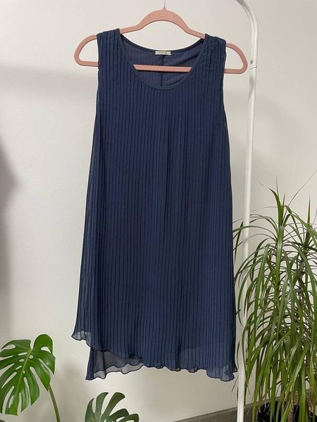 Women Intimissimi Dress Navy Viscose M
