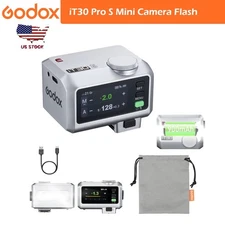 Godox iT30Pro S iT30Pro-S TTL Flash for Sony Touchscreen Speedlight (Silver)