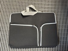 BNIP Black/Blue 15.6 Inch Neoprene Laptop Bag