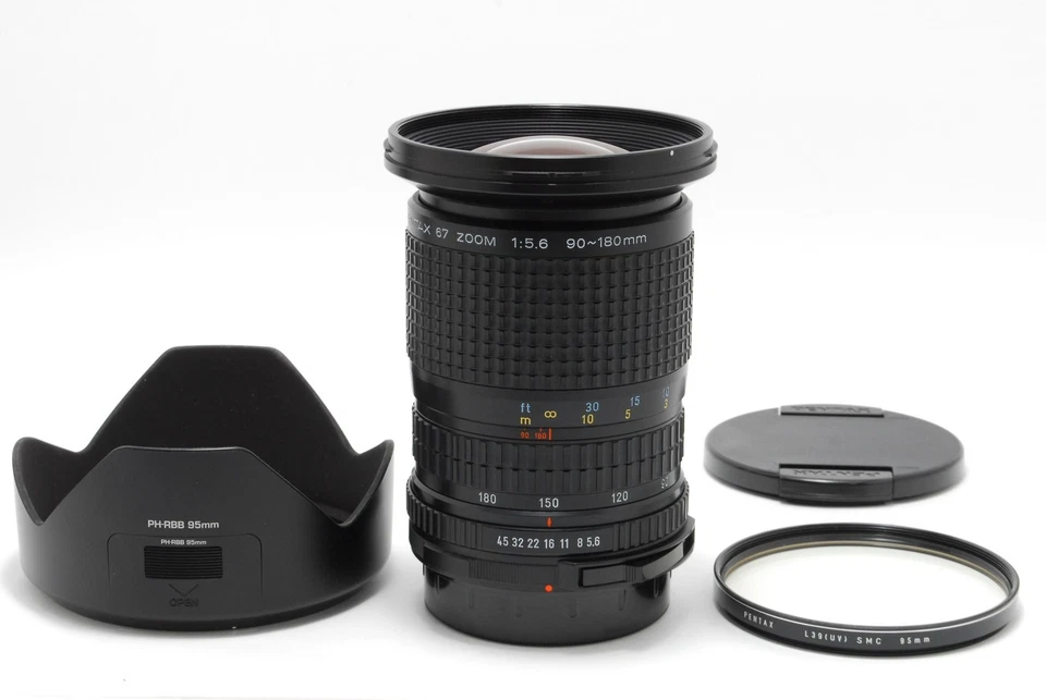 [Excelente COMO NUEVO] Lente zoom SMC Pentax 67 90-180 mm f5,6 P para capucha 6x7 67II de JAPÓN Foto 2 de 4