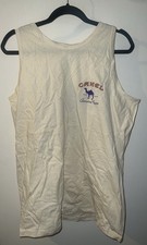 Vintage Camel Cigarettes Tank Top Men’s XL White Muscle Shirt Made In USA 1995