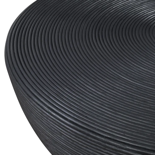 Uttermost Bongo Black Rattan Coffee Table - Picture 2 of 2