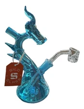 Silo Blue Dragon Water Pipe