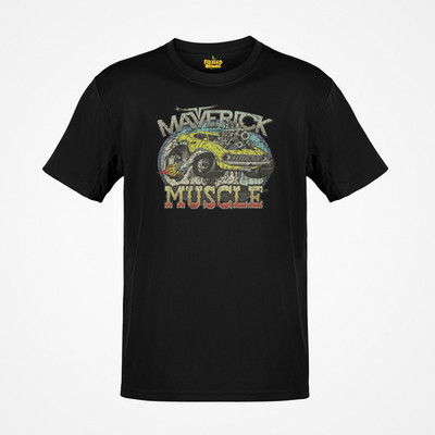 Maverick Muscle Car 1970 Distressed Print T-shirt