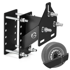 Spare Tire Carrier Mount, 3-Nuts Design Trailer Bracket Heavy Duty Holder, Fi...