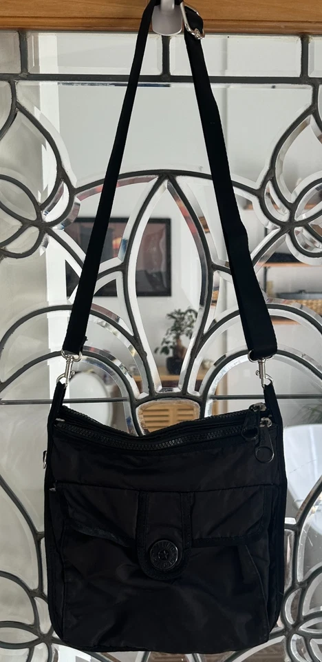 Kipling Grilla Girls Classic Black Multi Pockets Crossbody Bag - Image 2 of 4