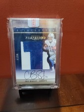 2017 Preferred Cole Beasley Auto 4/10 Patch Of # 1 On Jersey Dallas Cowboys
