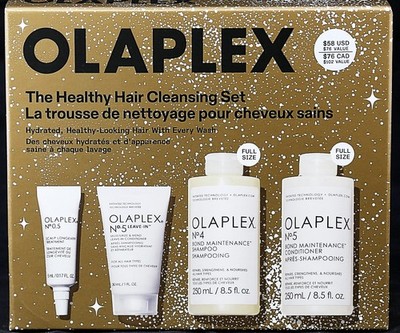Olaplex The Healthy Hair Cleansing Set-No4 & 5 and two travel size| express ship