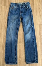 Ariat Boys B5 Slim Straight Leg Jeans - Blue - Size 14