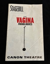 VTG The Vagina Monologues Stagebill The Canon Theatre Beverly Hills