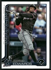 2025 Topps #258 Xavier Edwards Miami Marlins