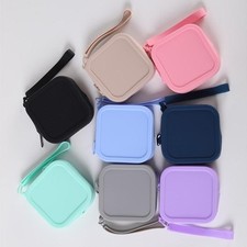 Small Waterproof Silicone Coin Purse Zipper Wallet Travel Organizer Bag Us