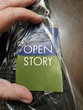 OPEN STORY Black Zippered Carryall Pouch – NEW with Tags & Original Packaging