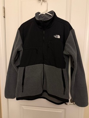 The North Face Grey and Black Polartec Men's Jacket, Size: Large