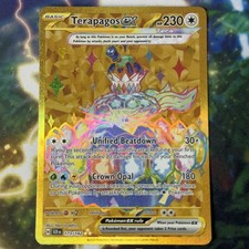 Pokémon Card | Terapagos EX 173/142 Gold Hyper Rare Stellar Crown