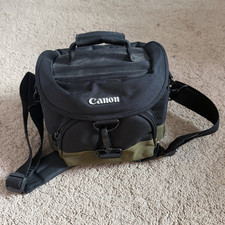 Canon Carry/Shoulder Bag Camera Case with Strap Black/Green