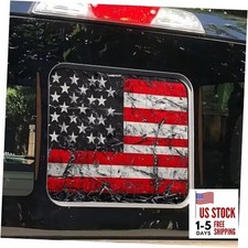 American Flag Rear Middle Window Decals for Truck,USA Flag Pickup Back Usa Flag