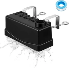 Stock Tank Float Valve Automatic Water Level Control Trough 3/4 Hose Adapter