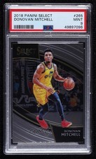 2018-19 Panini Select Courtside Donovan Mitchell #265 PSA 9 MINT 1g37