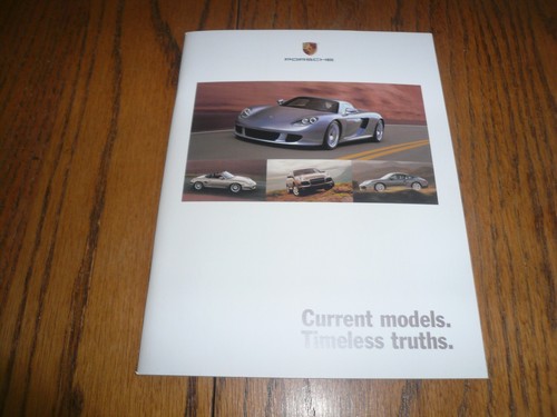 2003 Porsche Brochure - Timeless Truths - 911 Boxster Cayenne Turbo Cayenne