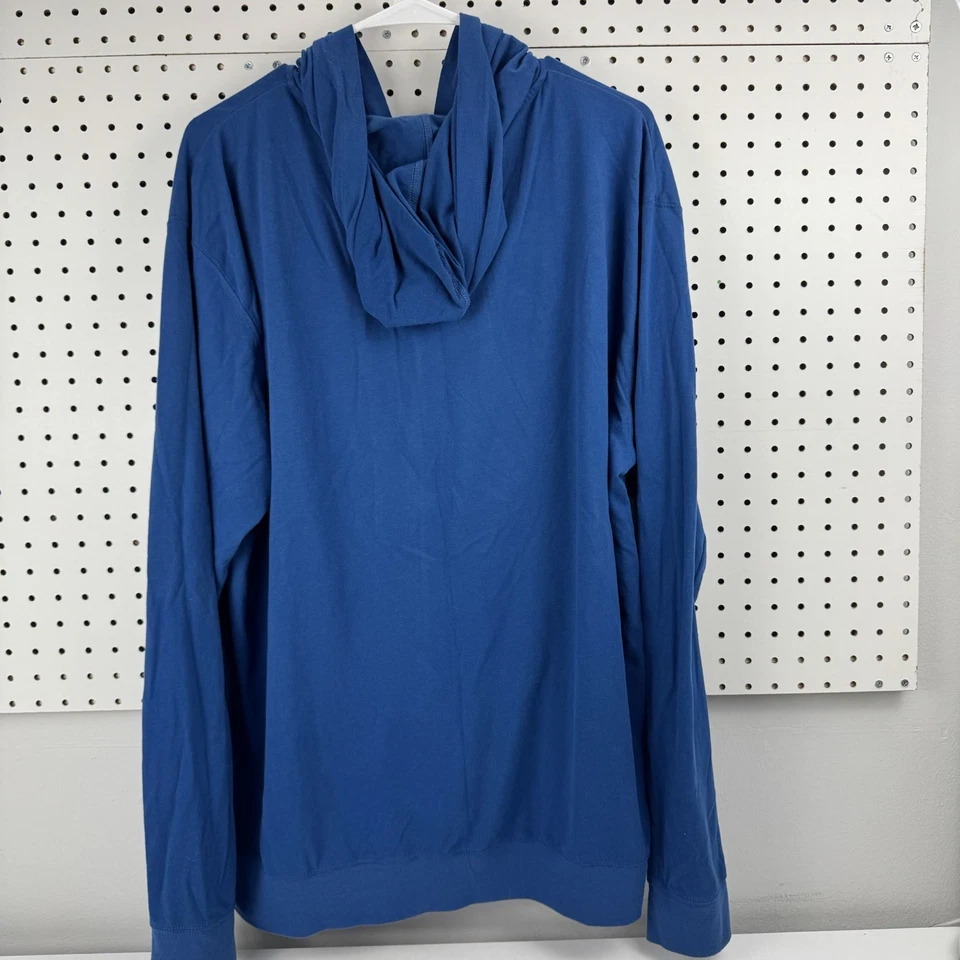 Sudadera con Capucha ESPN Azul Cremallera Completa XXL Next Level Ropa Mezcla de Algodón Ligera Foto 3 de 4