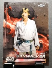 2024 Topps Chrome Star Wars 104 Luke Skywalker Rebel Alliance movie card EX