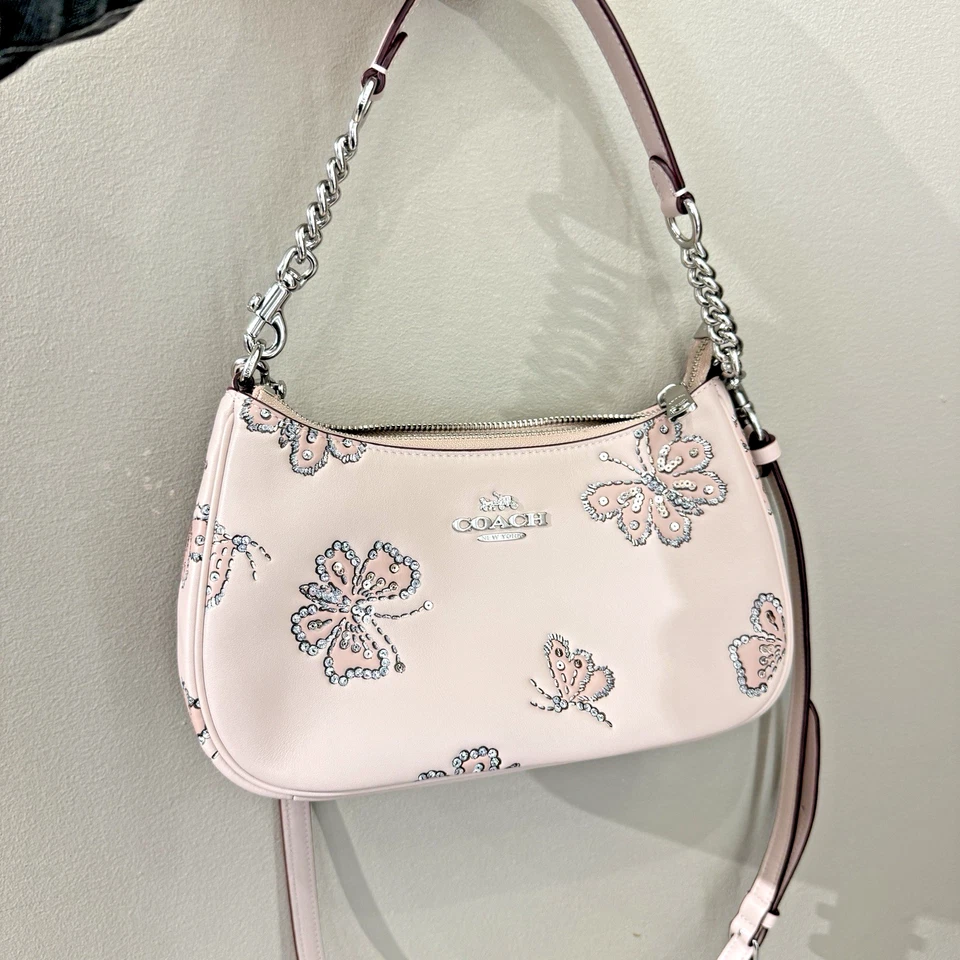 Coach Teri Shoulder Bag With Butterfly Print CCE92 & Gift Receipt Authentic ‼️ - Image 2 of 4