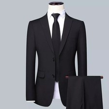 Suit Set Three-piece Set Men's Korean Style Slim Fit Business