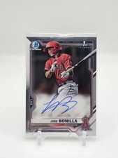 2021 Bowman Chrome Prospect Autograph Jose Bonilla Angels Rookie CPA-JBO